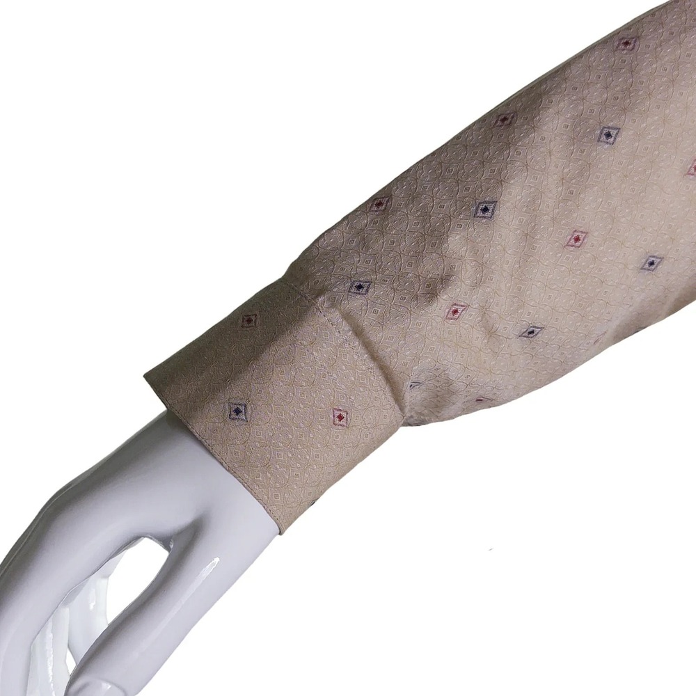 Prada Button Up Shirt SS17 Stretch Cotton Poplin Geometric Archive Men's 42 16.5 - Picture 4 of 7